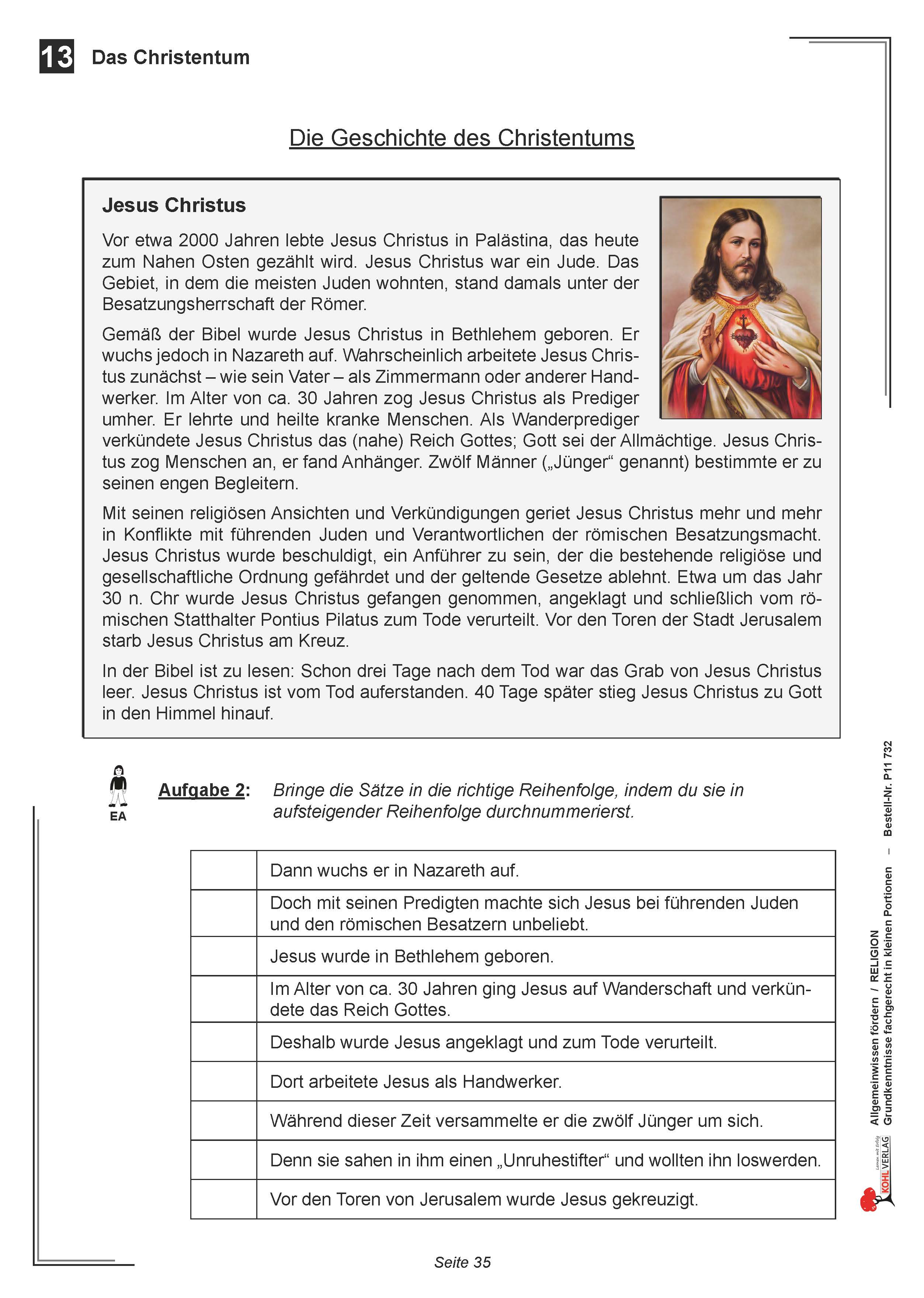 Allgemeinwissen Religion: Das Christentum Allgemeinwissen Religion: Das Christentum