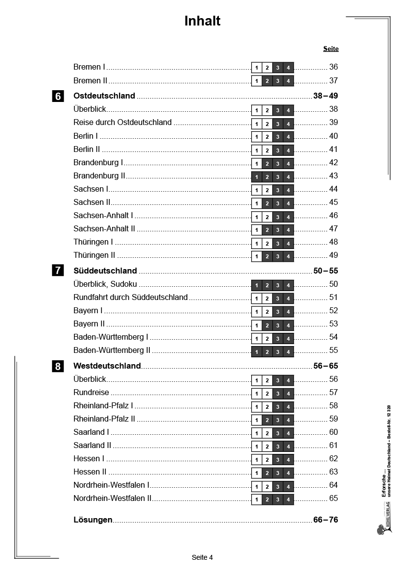 Erforsche ... unsere Heimat Deutschland