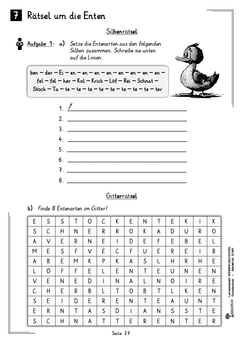 Lernwerkstatt Hühner & Enten / Grundschule Lernwerkstatt Hühner & Enten / Grundschule