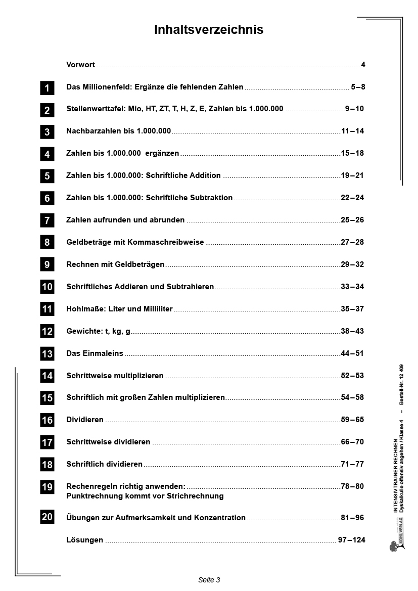 Intensivtrainer Rechnen / Klasse 4