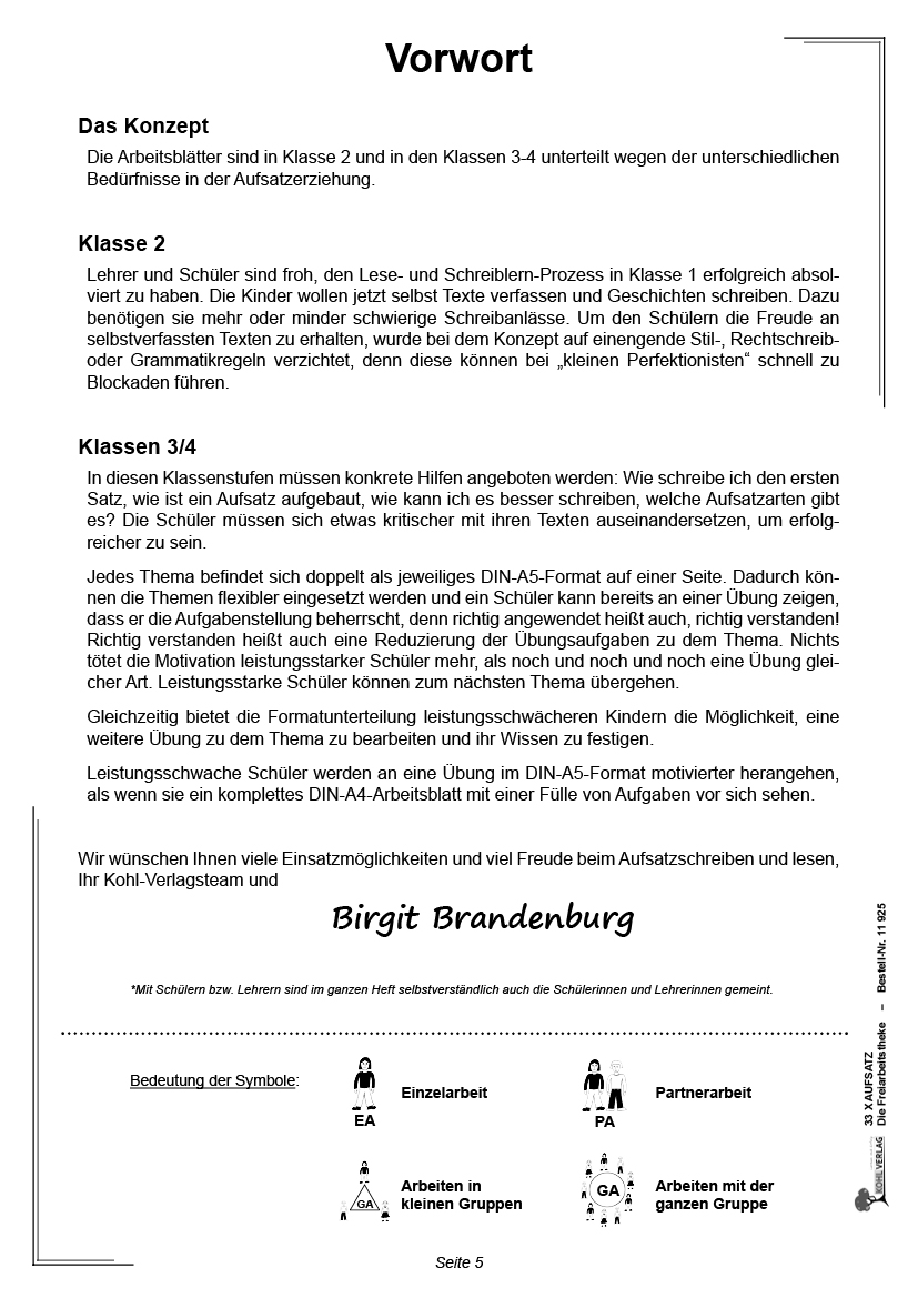 79x Aufsatz - Die Freiarbeitstheke