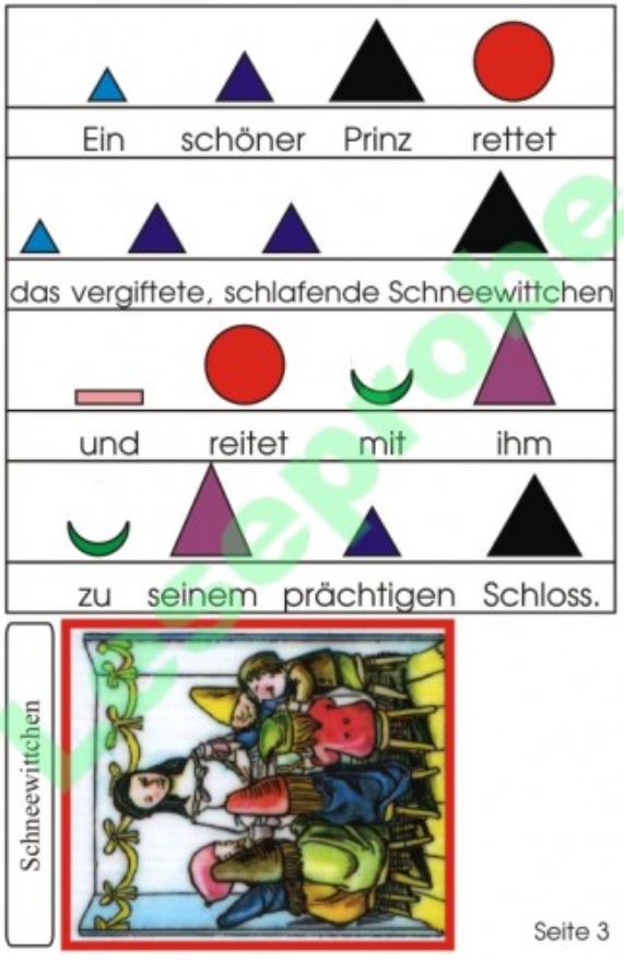 Wortartenmärchen - Schneewittchen