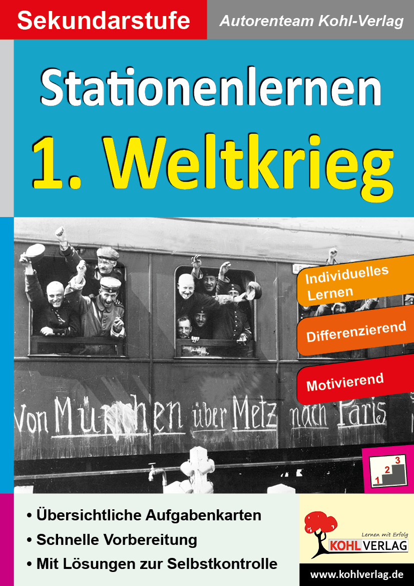 Lernmodul 7:  Erster Weltkrieg  –  Stationenlernen – P11687