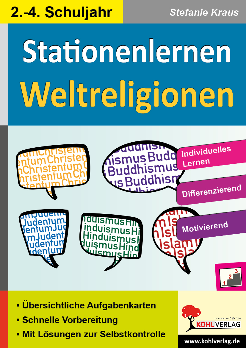 Stationenlernen Weltreligionen / Klasse 2-4 – P11748