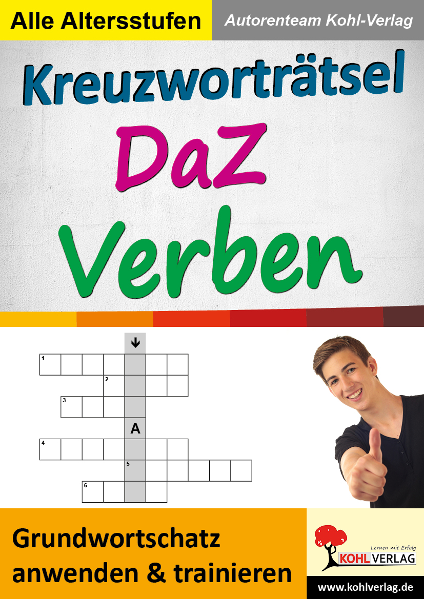 Kreuzworträtsel DaZ – Verben – P11933