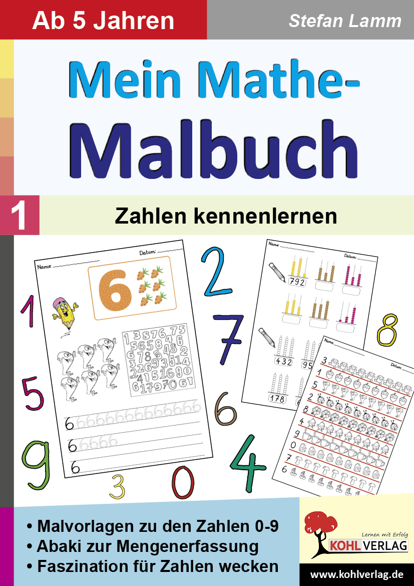 Mein Mathe-Malbuch / Band 1: Zahlen kennenlernen – P12633