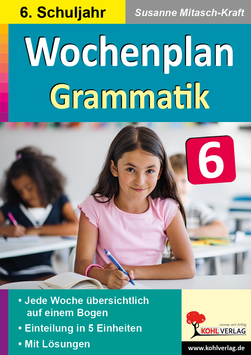 Wochenplan Grammatik / Klasse 6 – P12732