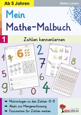 Mein Mathe-Malbuch / Band 1: Zahlen kennenlernen-P12633