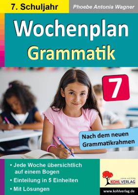 Wochenplan Grammatik / Klasse 7-P12733