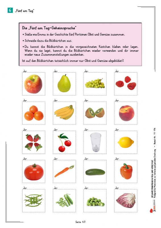 Gesunde Ernährung in Kindergarten und Vorschule - Kindgerechte