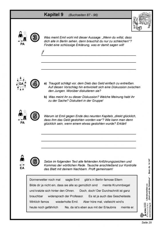 Emil Und Die Detektive Zusammenfassung Pdf Emil und die Detektive - Literaturseiten