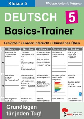 Deutsch-Basics-Trainer / Klasse 5-P13312