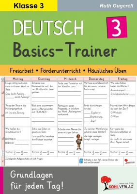 Deutsch-Basics-Trainer / Klasse 3-P13311