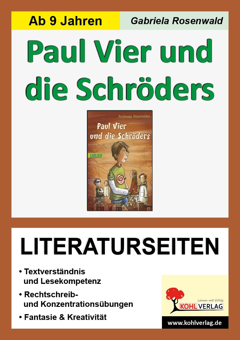 Paul Vier Und Die Schroders Arbeitsblatter Losungen Paul Vier und die Schröders - Literaturseiten