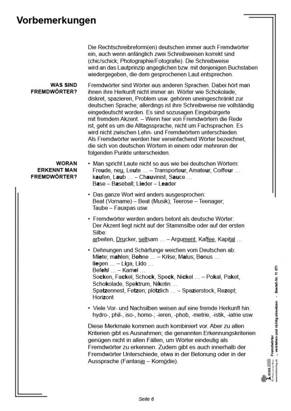 Fremdwörter verstehen und richtig einsetzen