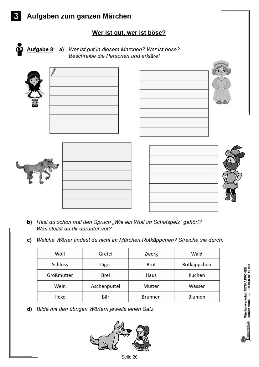 Märchenwerkstatt Rotkäppchen
