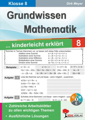 Grundwissen Mathematik / Klasse 8-P11806