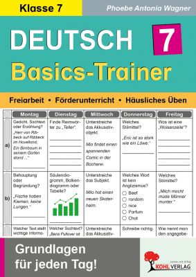 Deutsch-Basics-Trainer / Klasse 7-P13281