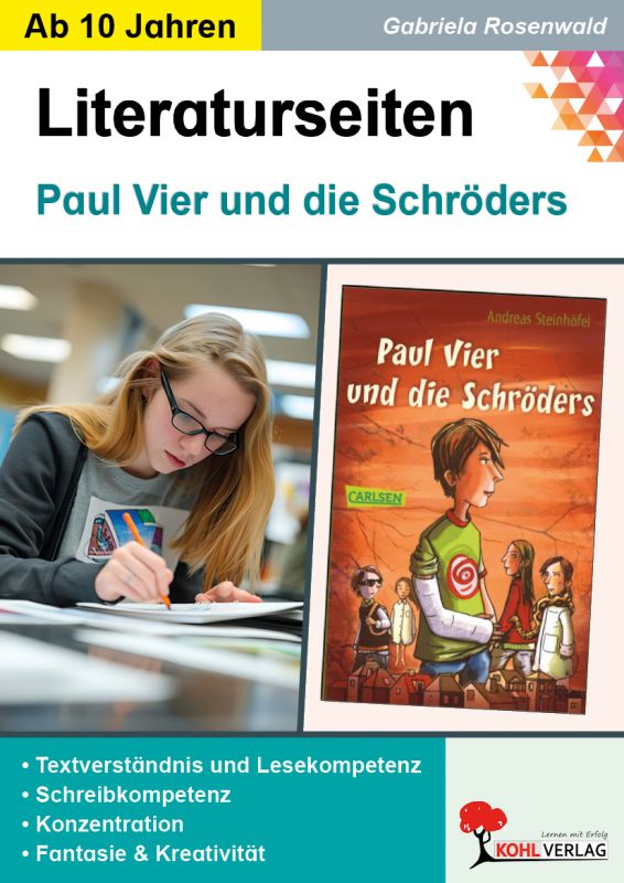 Paul Vier Und Die Schroders Arbeitsblatter Losungen Arbeitsblätter für Deutsch in der 5. Klasse | Kohl Verlag