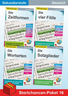 Startchancen-Paket 16 (Deutsch SEK): Grundlagen Grammatik-P95016