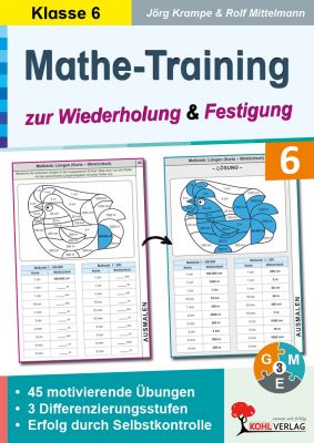 Mathe-Training zur Wiederholung und Festigung / Klasse 6-P13026