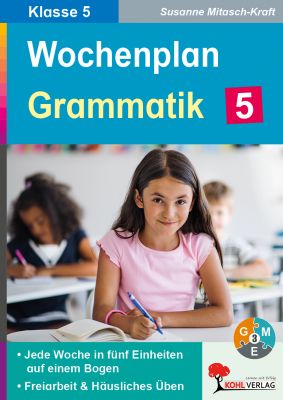 Wochenplan Grammatik / Klasse 5-P12731