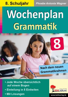 Wochenplan Grammatik / Klasse 8-P12919