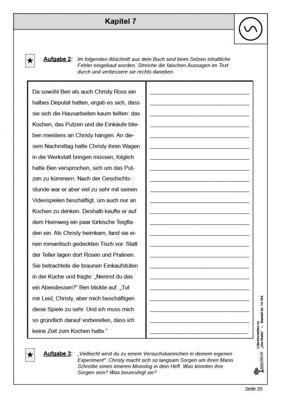 Die Welle Literaturseiten