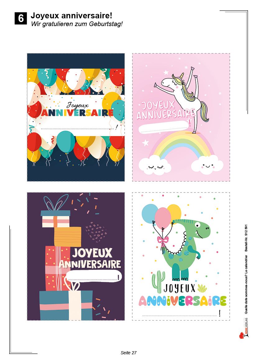 Quelle date sommesnous? Le calendrier