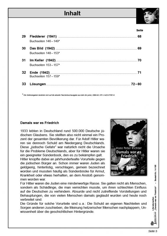 Kapitelzusammenfassung Damals War Es Friedrich Damals war es Friedrich - Literaturseiten