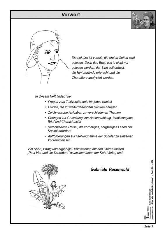 Paul Vier Und Die Schröders Zusammenfassung Kapitel 1 15 Paul Vier und die Schröders - Literaturseiten