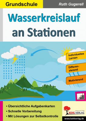 Wasserkreislauf an Stationen / Grundschule-P12888