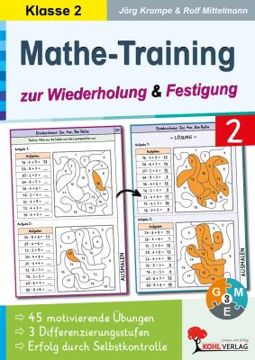 Mathe-Training zur Wiederholung und Festigung / Klasse 2-P13267