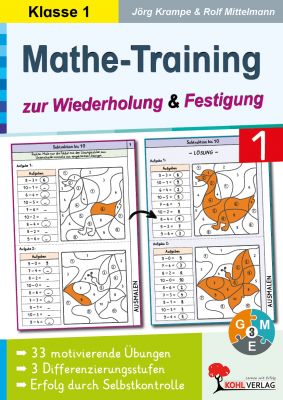 Mathe-Training zur Wiederholung und Festigung / Klasse 1-P13205